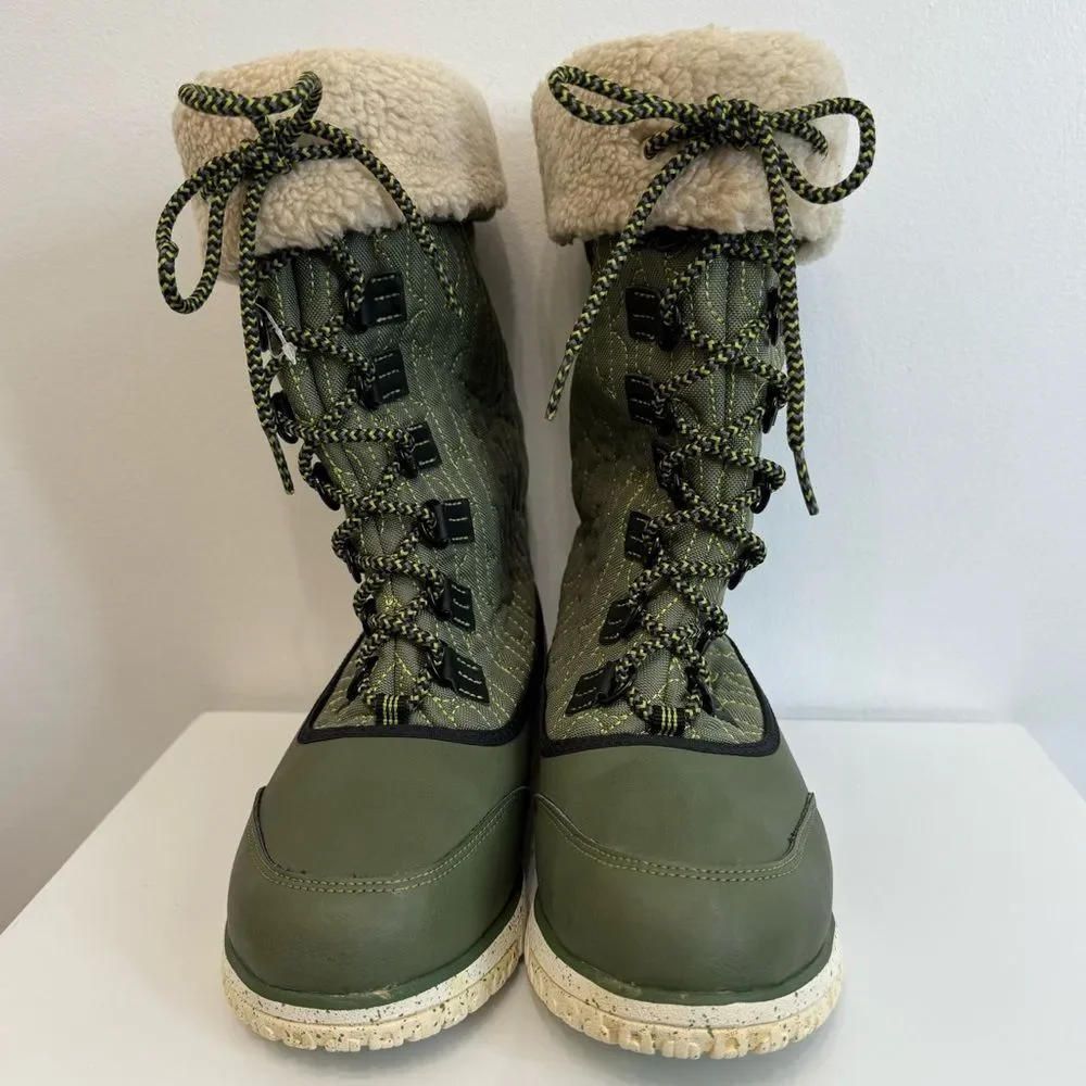 L.L. Bean Green TEK 2.5 Ultralight Pac Tall Snow Boot 200 Gram Primaloft Size 7